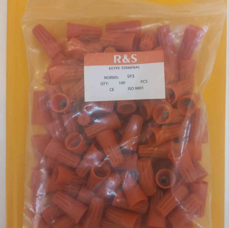 کانکتور پیچی مدل SP3 رنگ نارنجی