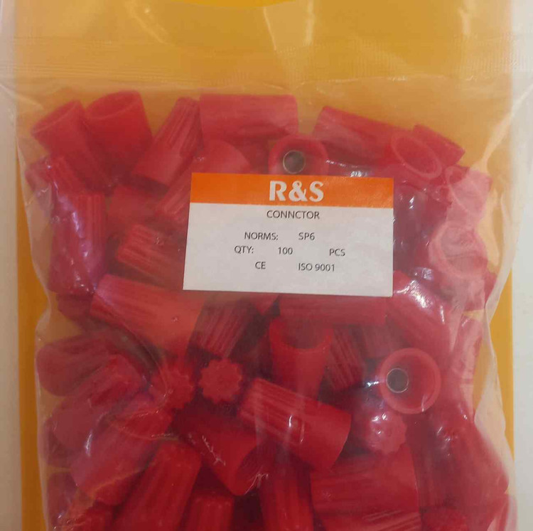 کانکتور پیچی SP4 رنگ قرمز