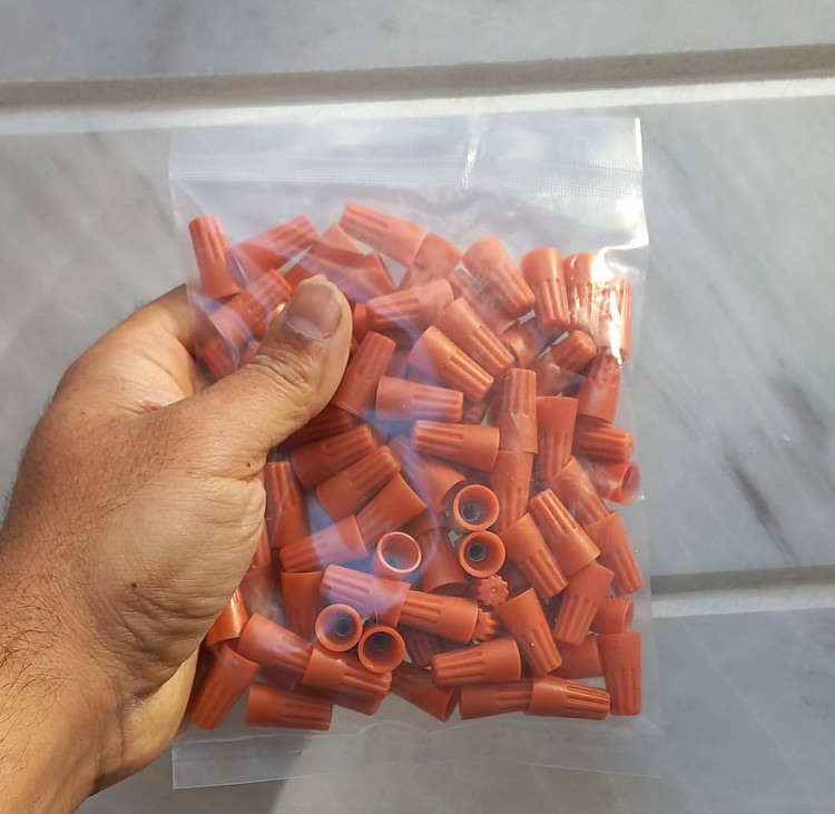 کانکتور پیچی سایز3 نارنجی