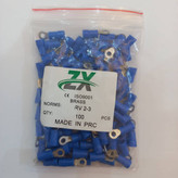 سرسیم گرد مدل RV 2-3 ورودی سیم ۲.۵ قطر سوراخ۳ روکش دار