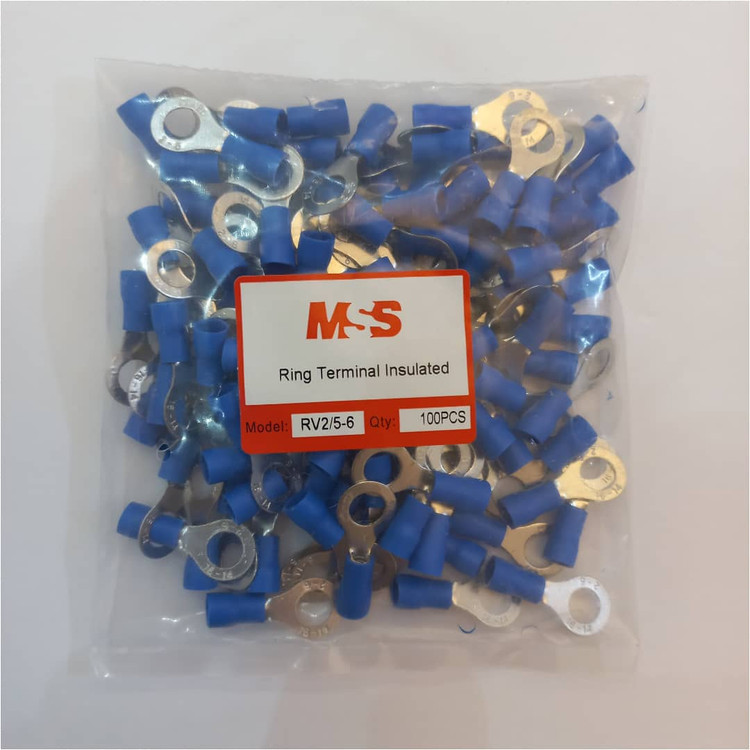 سرسیم گرد روکش دار مدل RV2.5-6