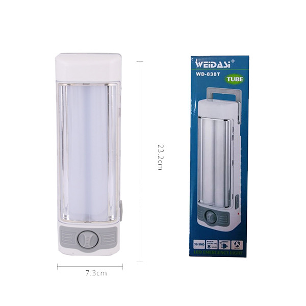 چراغ شارژی اضطراری شارژی ویداسی مدل WD-838-T