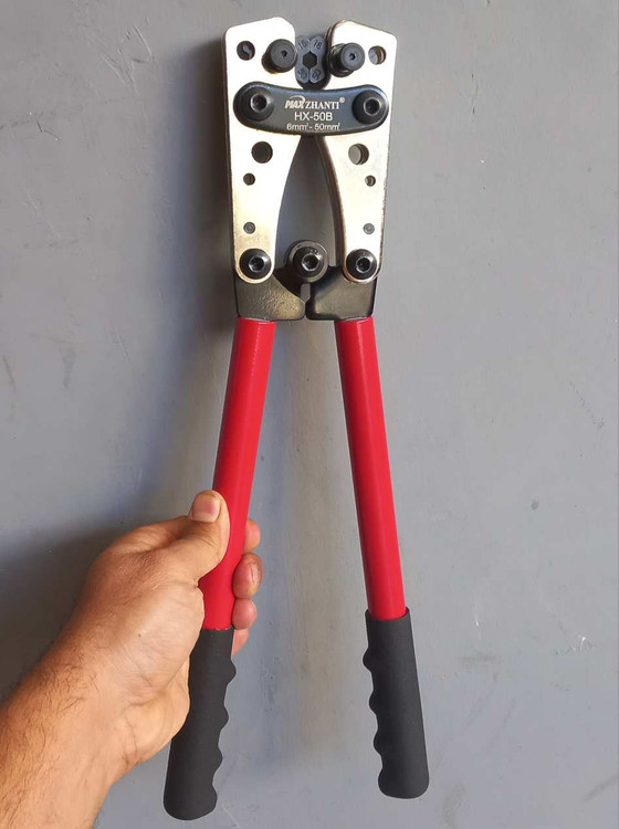 انبر پرس کابلشو دستی مکث مدل HX-50B سایز ۶ تا ۵۰