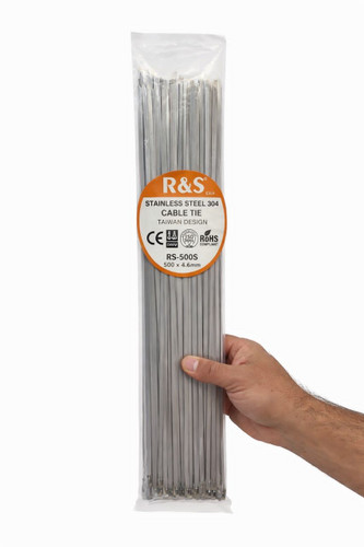 بست کمربندی استیل آر اند اس ۵۰سانت