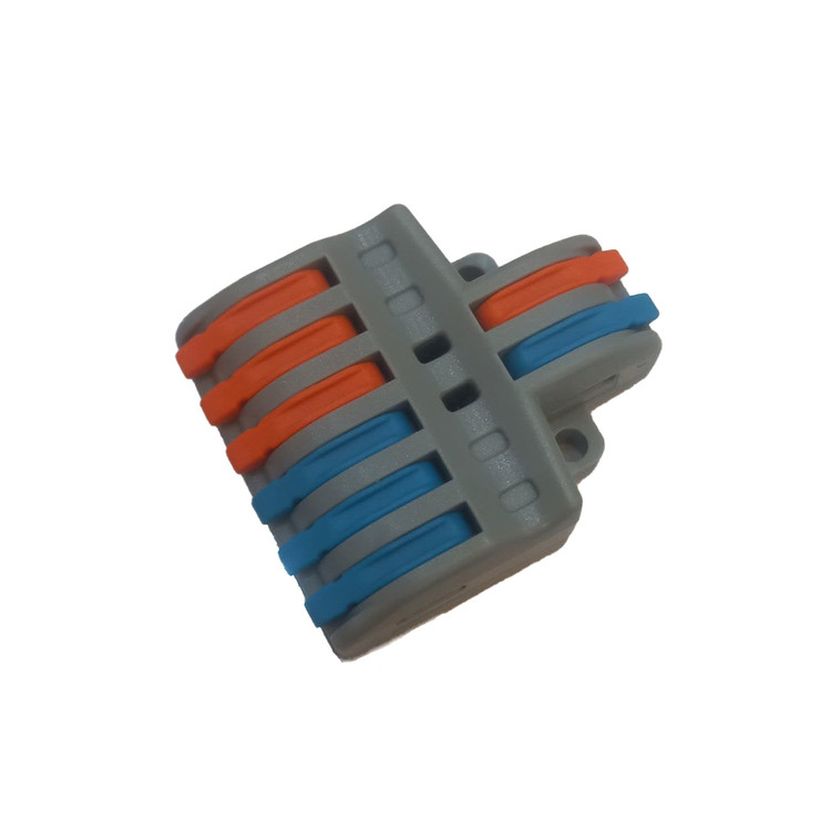 کانکتور فشاری ۲ به ۶ یا ترمینال انشعابی فاز و نول