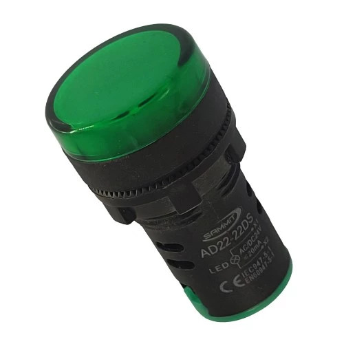 چراغ سیگنال ۲۲ میلی متر سبز