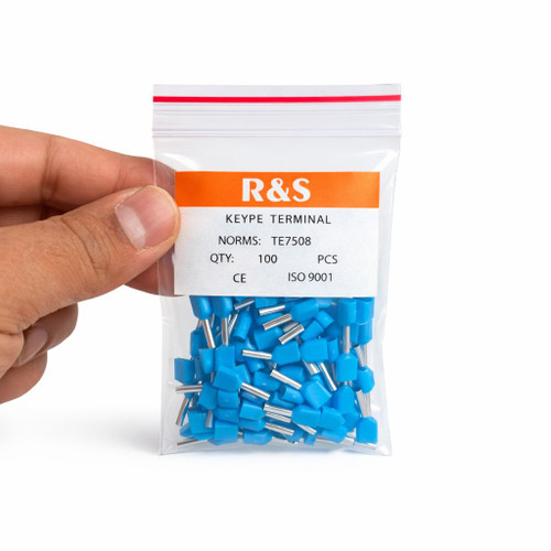 وایرشو مسی هفتاد و پنج دوبل R&S آبی بسته ۱۰۰ عددی