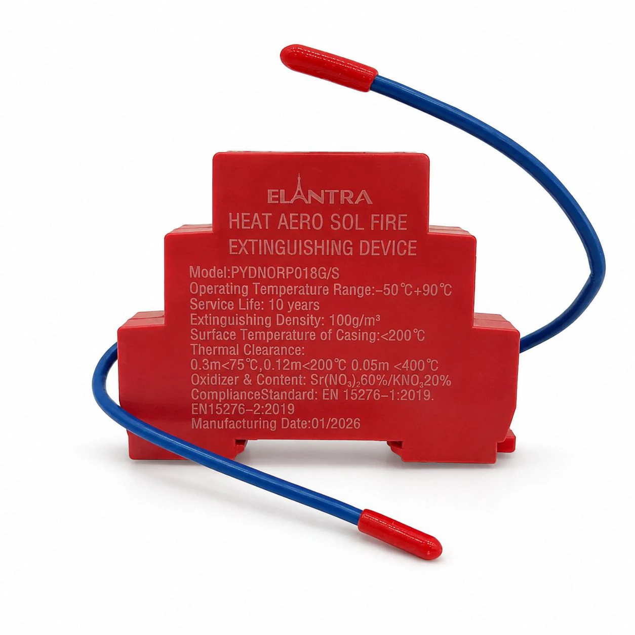 دستگاه اطفای حریق حرارتی ایروسل الِنترا مدل PYDNRP018G/S