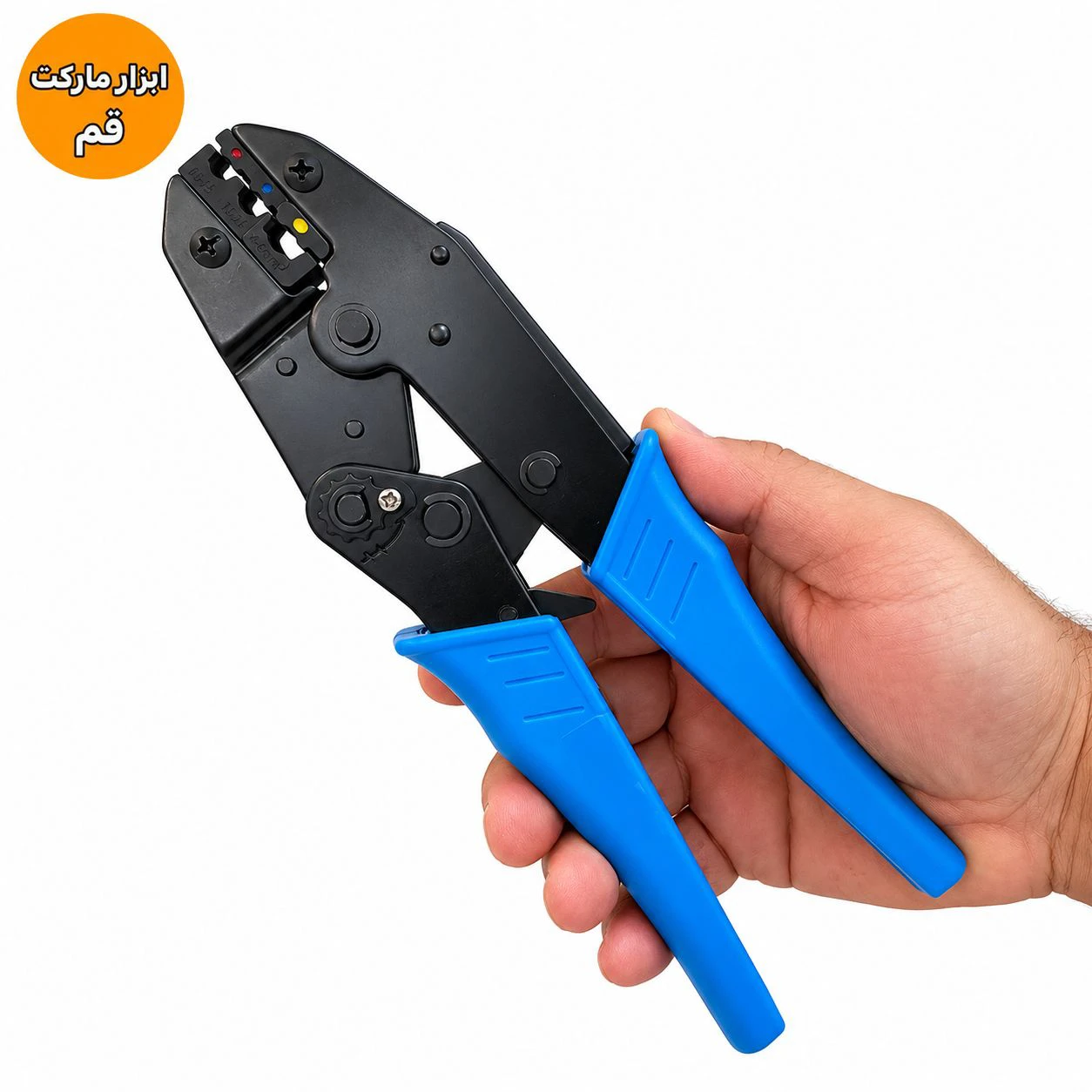 پرس سرسیم روکش دار مدل LY-03C مناسب سرسیم گرد، دوشاخ، فیشی یا کولری و موف روکش دار